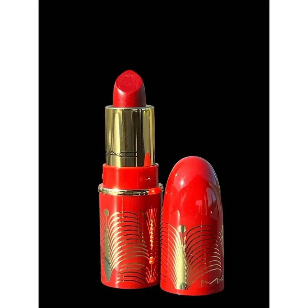 MAC Holiday 2024 Mini Lustreglass Lipstick Money Maker